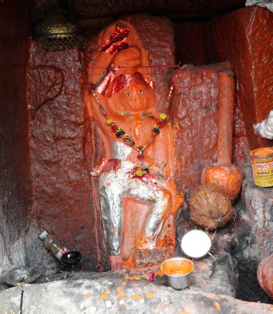 Hanuman Temple Under Restoration