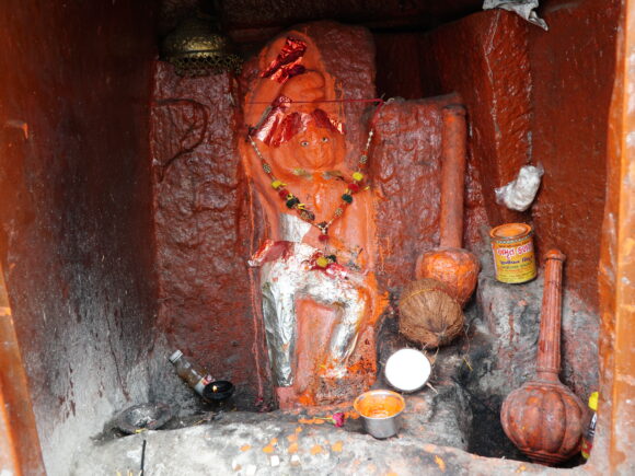Hanuman Temple Under Restoration